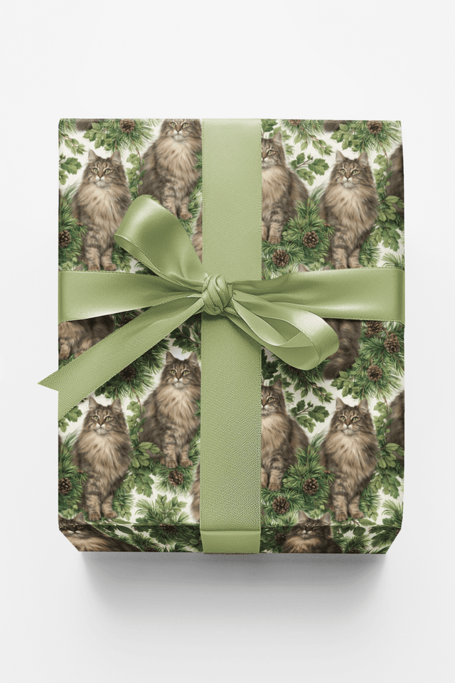 Norwegian Forest Frolic - London Penny Gift Wrap