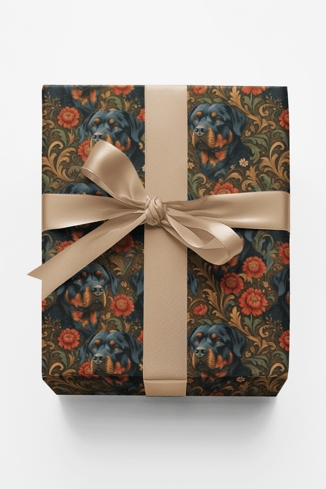 Rottweiler Renaissance - London Penny Gift Wrap