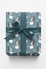 SantaSnowbird Wrapping Paper | Michelle Gilsey | Artist Corner - London Penny Gift Wrap