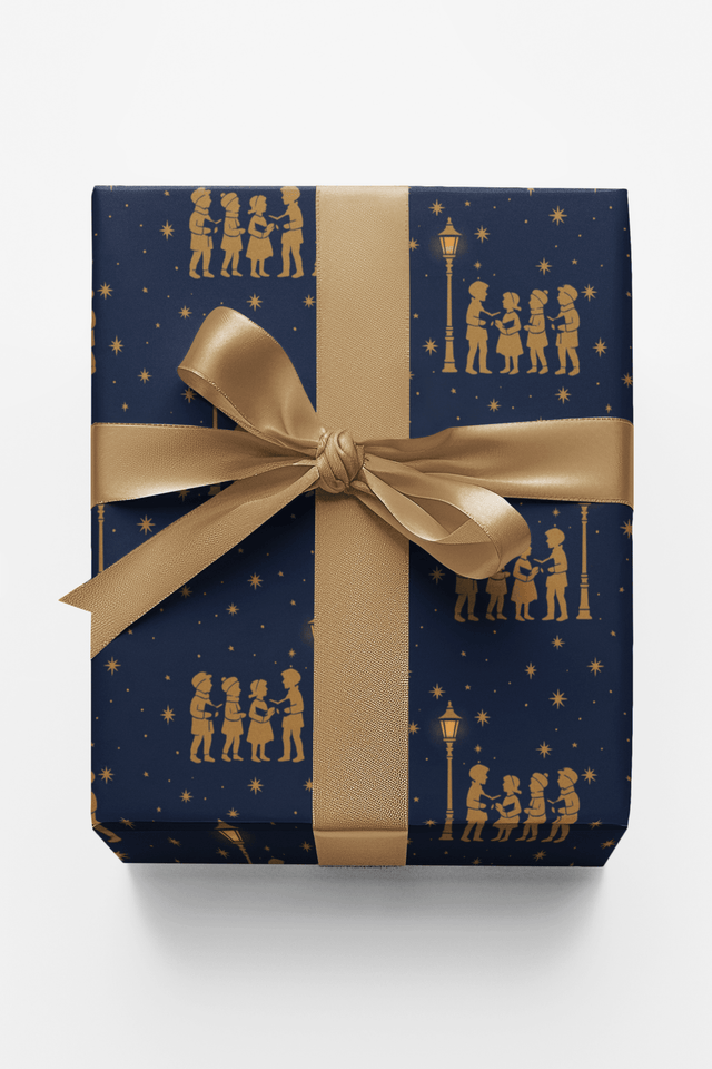 Caroling Choir - London Penny Gift Wrap