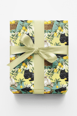 Lemon Orchard Cats (Exotic Shorthair) Wrapping Paper - London Penny Gift Wrap