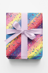 Party Sprinkle Rain Wrapping Paper - London Penny Gift Wrap