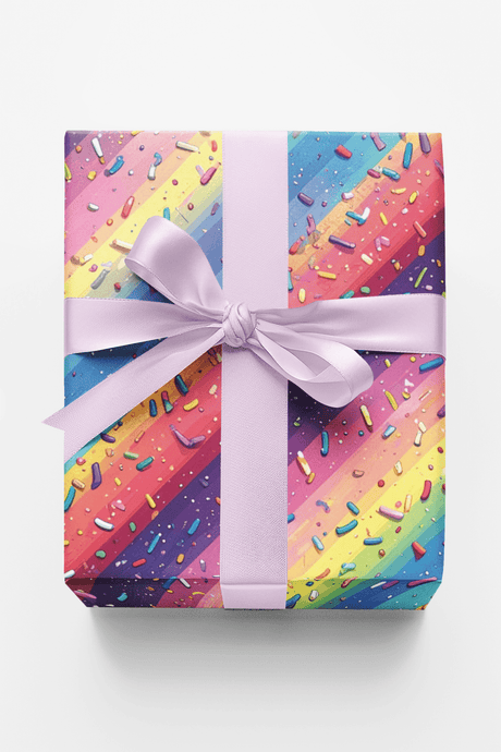 Party Sprinkle Rain Wrapping Paper - London Penny Gift Wrap
