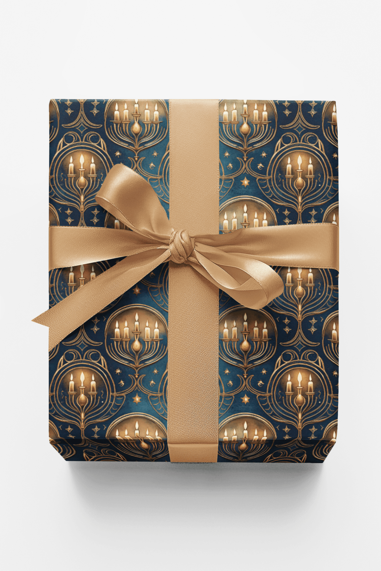 Stars Above the Menorah - London Penny Gift Wrap
