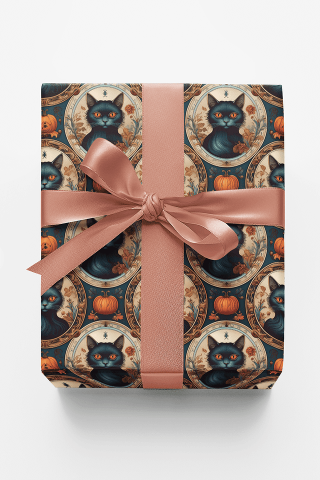 Vintage Halloween Cameos - London Penny Gift Wrap