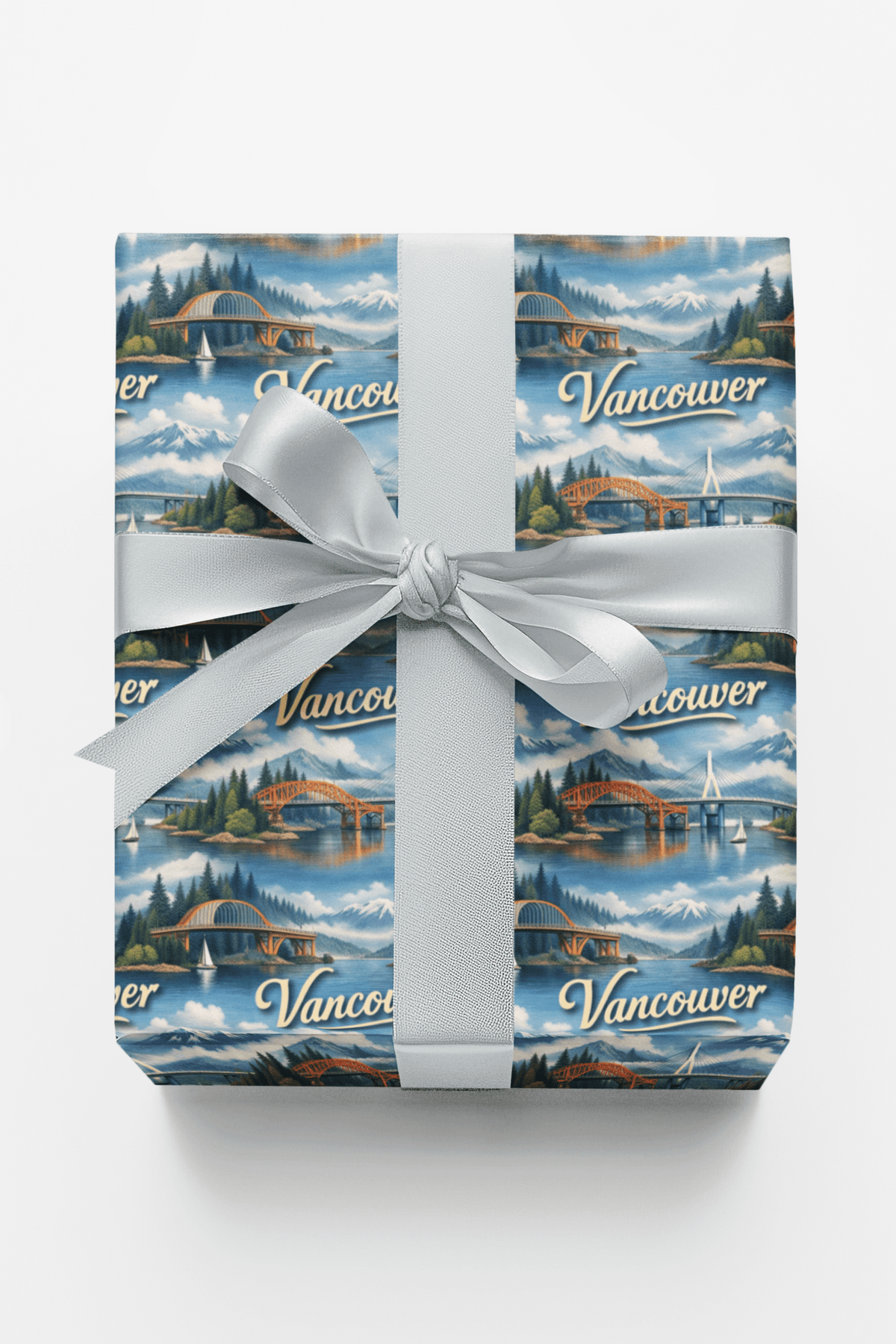 Vancouver Columbia River Calm - London Penny Gift Wrap