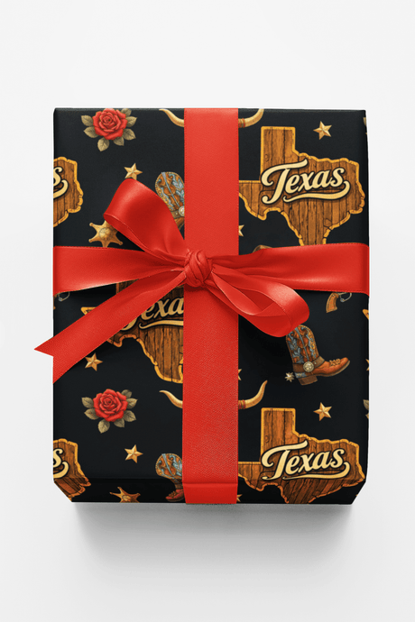 Texas Lone Star Luxe - London Penny Gift Wrap