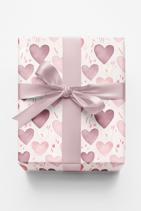 Watercolor Love - London Penny Gift Wrap