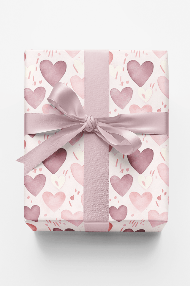 Watercolor Love - London Penny Gift Wrap