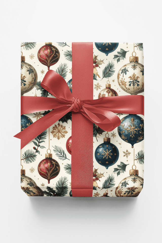 LIMITED TIME | The Ornament Conservatory Wrapping Paper - London Penny Gift Wrap