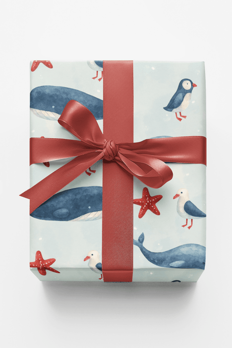 Seas & Shores - London Penny Gift Wrap