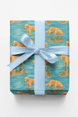 Retriever Reflections - London Penny Gift Wrap