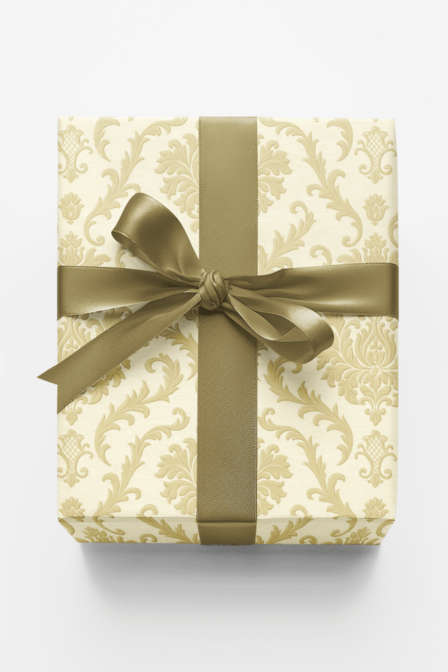 Ivory Cathedral Lacework - London Penny Gift Wrap