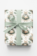 Wedding Elegance Cat (Exotic Shorthair) Wrapping Paper - London Penny Gift Wrap