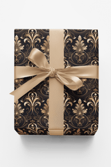 Regal Midnight Filigree - London Penny Gift Wrap