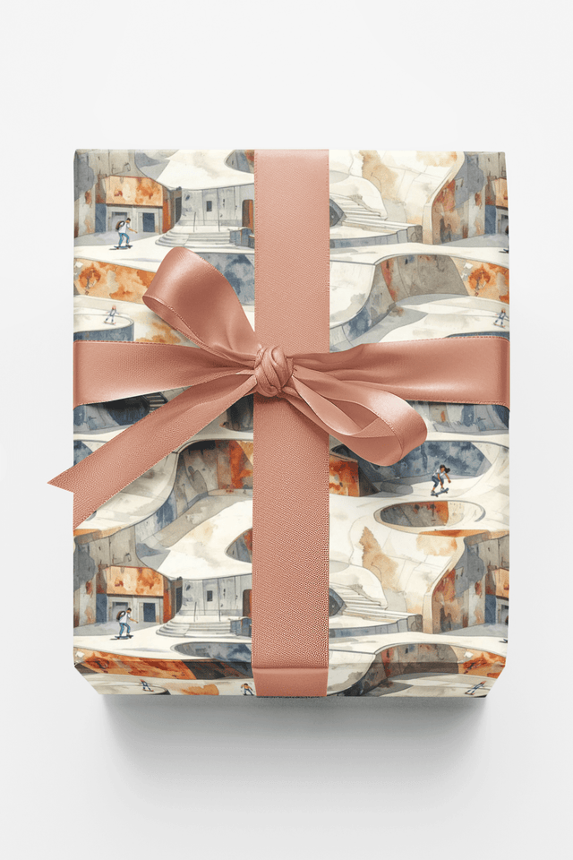 Concrete Geometry Wrapping Paper - London Penny Gift Wrap