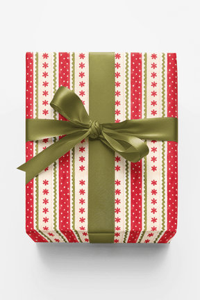 Candy Cane Charm - London Penny Gift Wrap