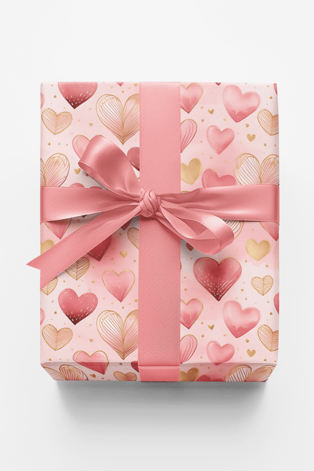 Classic Blush Romance - London Penny Gift Wrap