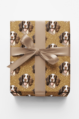 Spaniel Sparkle Plaid - London Penny Gift Wrap