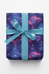Cyber Spaceship UI Tech Wrapping Paper - London Penny Gift Wrap