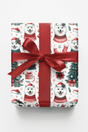 Samoyed Holiday Glossy Wrapping Paper - London Penny Gift Wrap