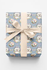Pastel Easter Maltese Wrapping Paper