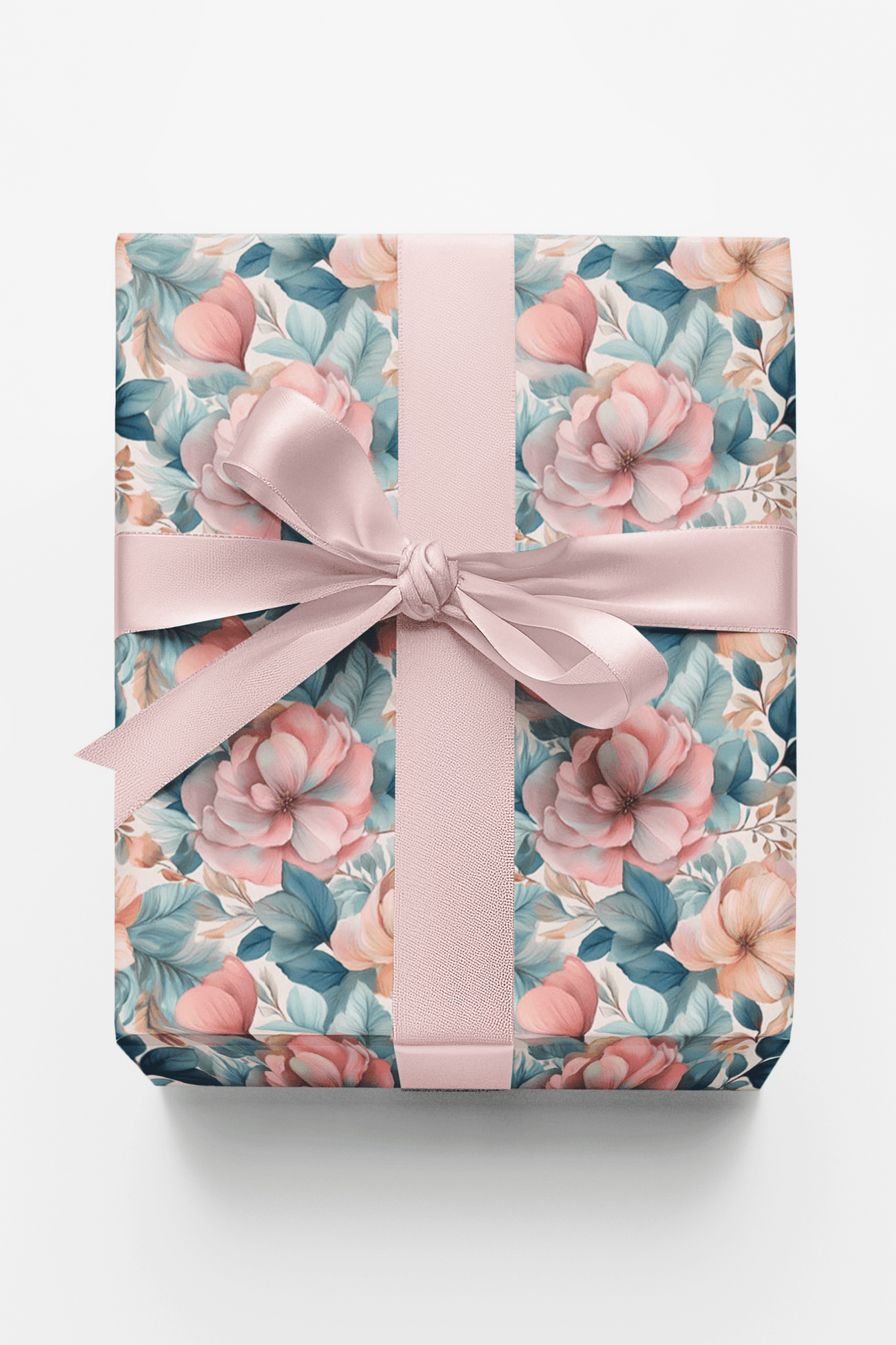 Azure Bloom - London Penny Gift Wrap