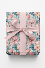Azure Bloom - London Penny Gift Wrap