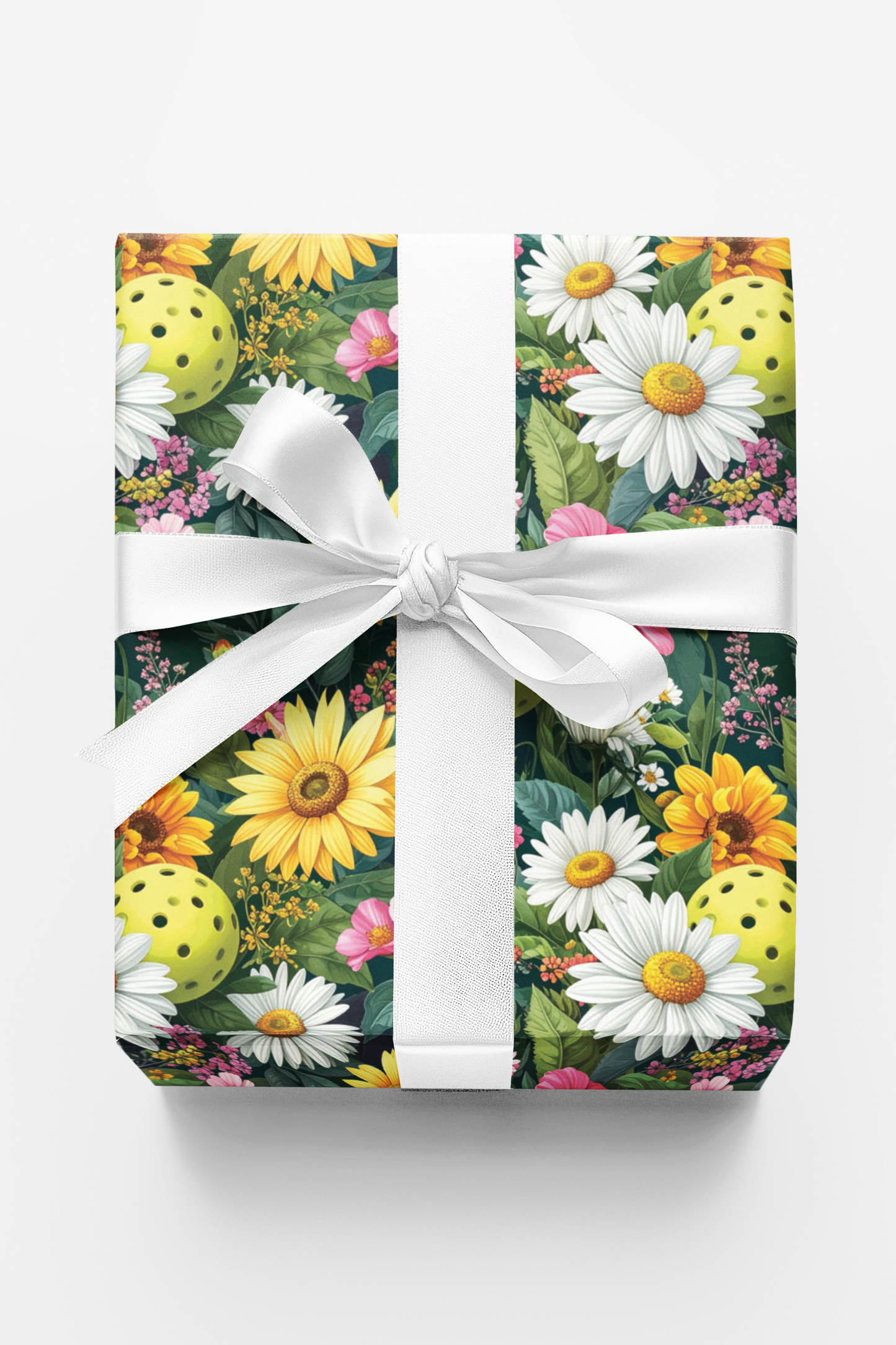 Grand Botanical Pickleball Garden Wrapping Paper
