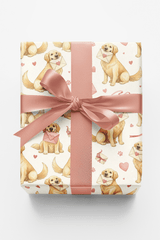 Golden Love Notes - London Penny Gift Wrap