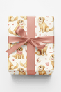 Golden Love Notes - London Penny Gift Wrap