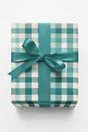 Gingham Gala Emerald - London Penny Gift Wrap