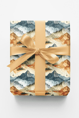 Topographic Summit Wrapping Paper - London Penny Gift Wrap