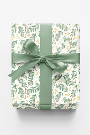 Winter Pine Whispers - London Penny Gift Wrap