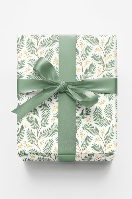 Winter Pine Whispers - London Penny Gift Wrap