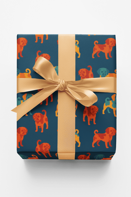 Puggle Patch - London Penny Gift Wrap