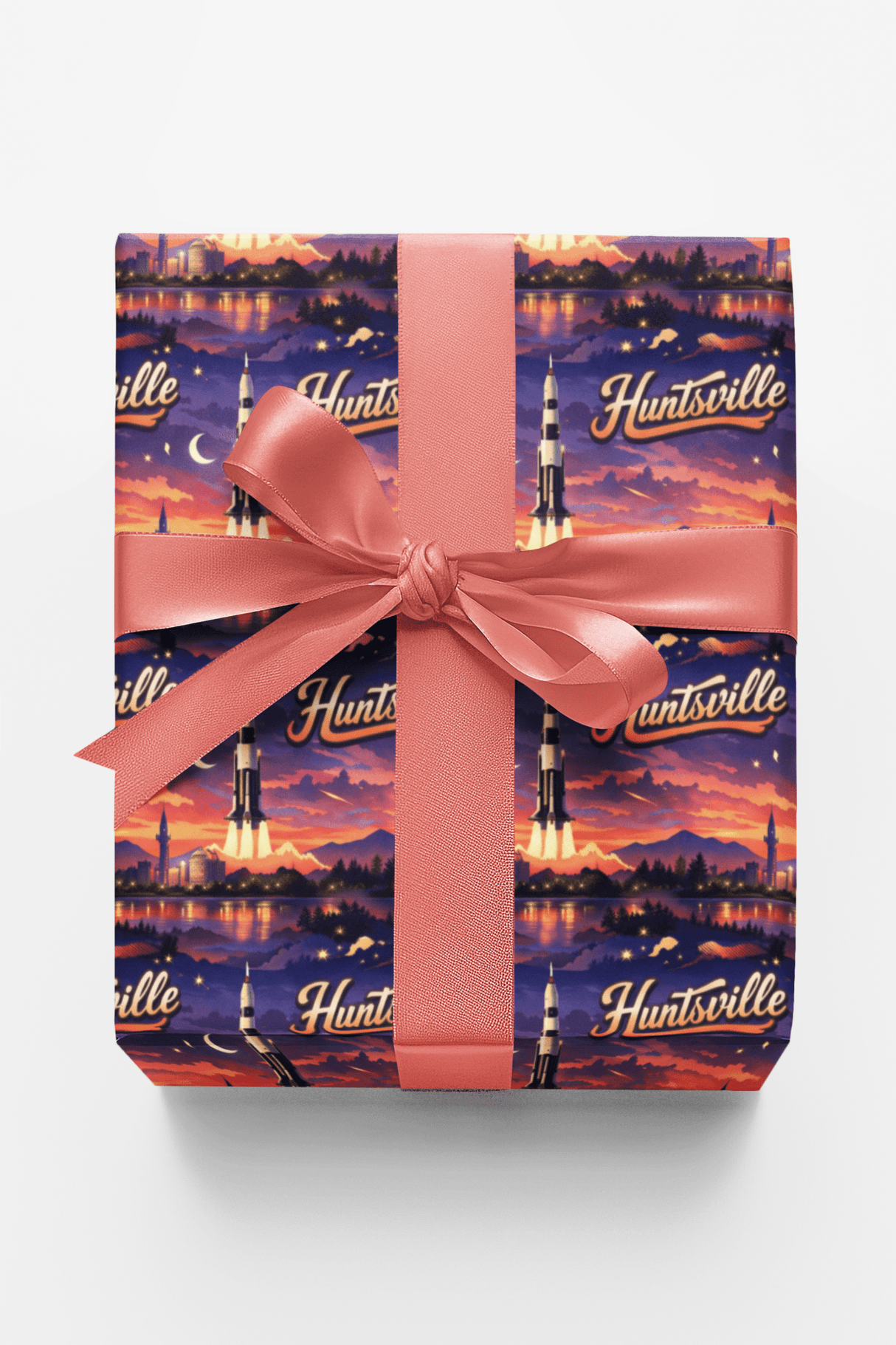 Huntsville Rocket City Nights - London Penny Gift Wrap
