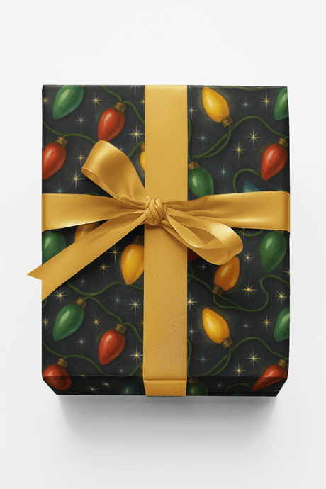 Merry & Bright Lights - London Penny Gift Wrap