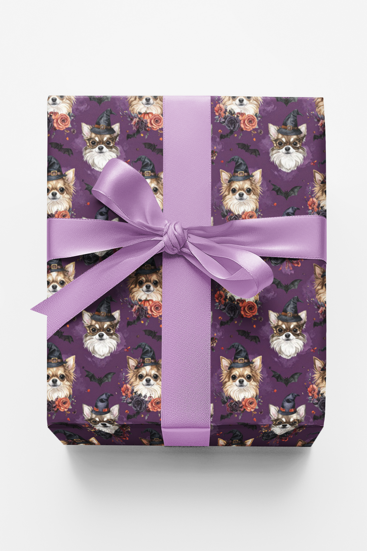 Chihuahua Spooky Party Wrapping Paper