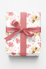 Pink Champagne Pop - London Penny Gift Wrap