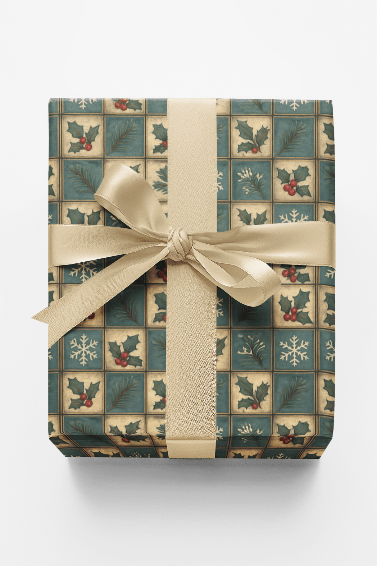 Holiday Mosaic - London Penny Gift Wrap