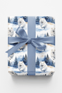 Samoyed Winter Wonderland Wrapping Paper - London Penny Gift Wrap