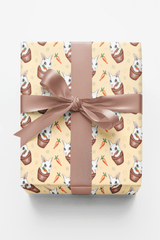 Sweet Garden Bunny Wrapping Paper | Michelle Gilsey | Artist Corner - London Penny Gift Wrap