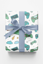 Game On Go Icons Wrapping Paper - London Penny Gift Wrap