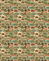 Arkansas Postcard Memories Sherpa Blanket - London Penny Gift Wrap