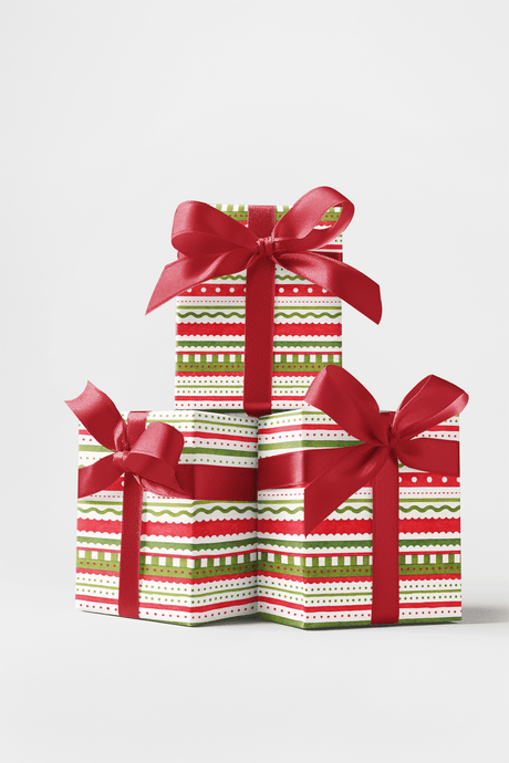 Merry Strokes - London Penny Gift Wrap