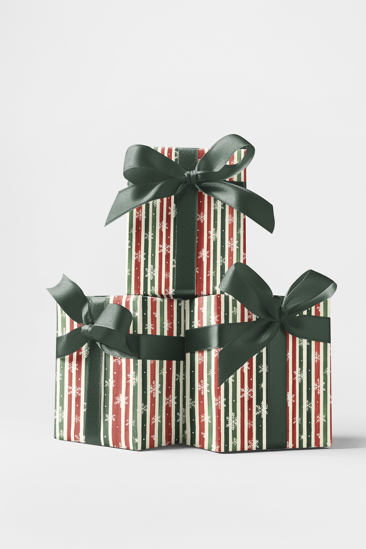 Frosted Holiday Stripes