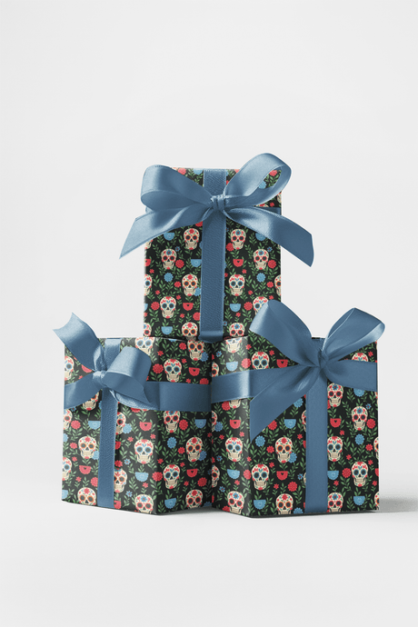 Sugar Skull Symphony - London Penny Gift Wrap