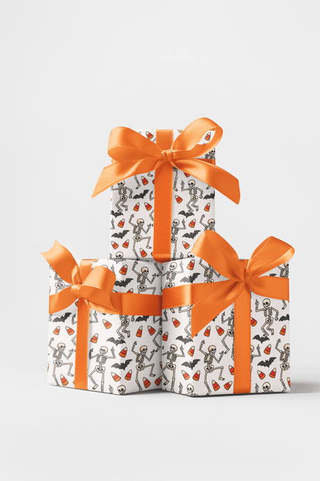 Skeleton Dance - London Penny Gift Wrap