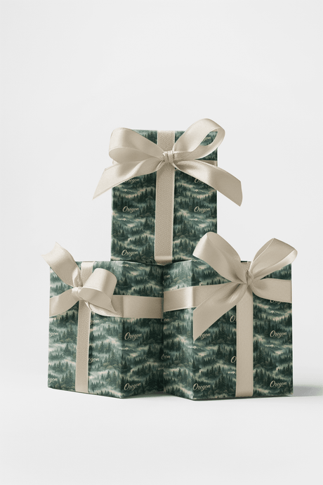Oregon Forest & Fog - London Penny Gift Wrap